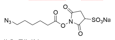 6-叠氮乙酸磺酸NHS酯 | Sulfo-NHS Ester  | 6-Azidohexanoic Acid的结构式分享