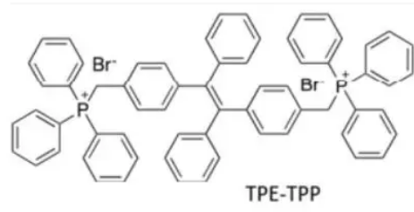 TPE-TPP，四苯乙烯-三苯基吡嗪，三苯基膦结构的AIE发光分子