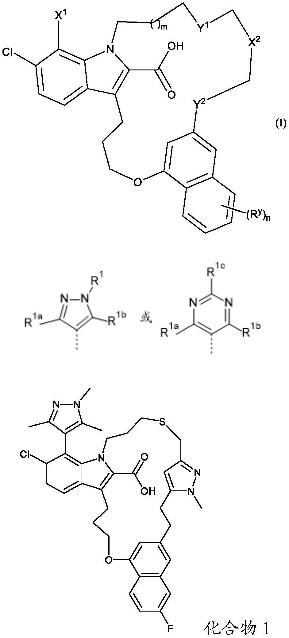 大环1,3-桥联的6-氯-7-吡唑-4-基-1H-吲哚-2-羧酸酯和6-氯-7-嘧啶-5-基-1H-吲哚-2-羧酸酯衍生物作为MCL-1抑制剂用于治疗癌症的制作方法