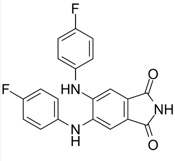 CGP 53353；145915-60-2；5,6-二[(4-氟苯基)氨基]-1H-异吲哚-1,3(2H)-二酮