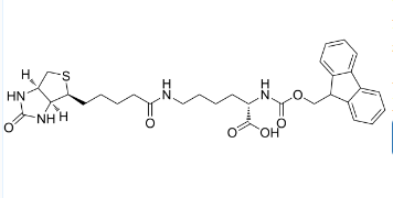 N-FMOC-N'-生物素-L-赖氨酸；146987-10-2；Nα-Fmoc-Nε-biotinyl-L-lysine