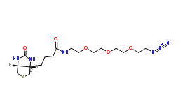 875770-34-6；N-[2-[2-[2-(2-叠氮乙氧基)乙氧基]乙氧基]乙基]生物素胺