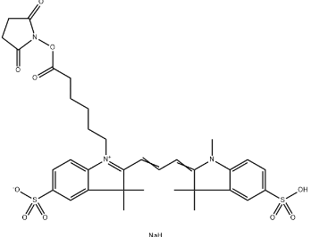 diSulfo-Cy3 NHS ester；磺酸基Cy3-活性酯(甲基)