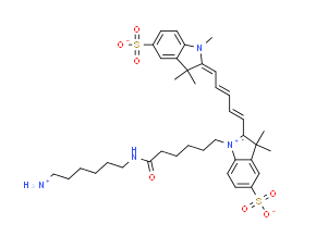 荧光特性红色荧光染料；sulfo-cy5-nh2；Cyanine5-amine